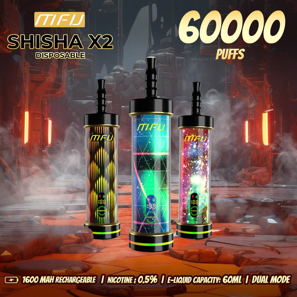 MFU Shisha X2 60k Puffs